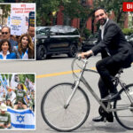 ex-mayors-join-hochul,-tisch-and-thousands-at-nyc’s-israel-parade-—-while-no-show-zo-bizarrely-rides-bike-around-town-in-business-suit-and-no-helmet