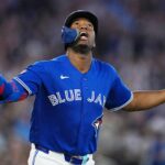 blue-jays-outfielder-jesus-sanchez-leaves-game-after-appearing-to-be-hit-by-ball-thrown-from-stands