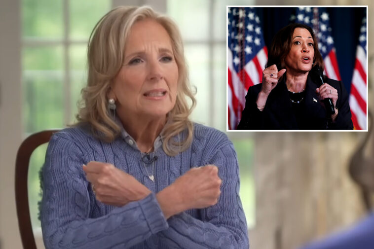 jill-biden-claims-she-was-‘shocked’-kamala-harris-lost-to-trump:-‘i-think-she-would-be-a-good-president’