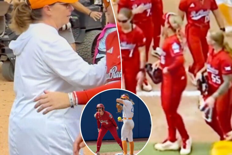 texas-tech-softball-star’s-dad-goes-on-wild-tennessee-rants-in-college-world-series-handshake-drama