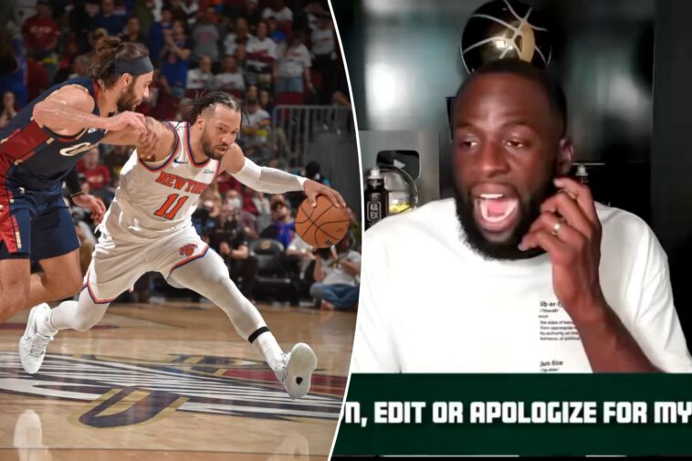 draymond-green-takes-profane-shot-at-knicks,-‘doubles-down’-on-jalen-brunson-worry