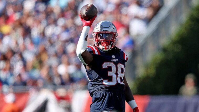 patriots-rb-rhamondre-stevenson-narrowly-avoids-injury-at-celebrity-softball-game-after-nasty-collision