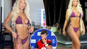 jaxson-dart’s-girlfriend-marissa-ayers-stuns-in-miami-swim-week-runway-debut