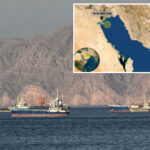 cargo-ship-struck-by-‘unknown-projectile’-along-iran,-kuwait-border-in-the-persian-gulf