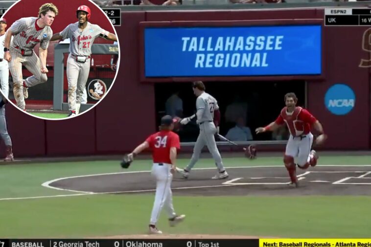 st.-john’s-shocks-florida-state-again-to-advance-in-college-world-series