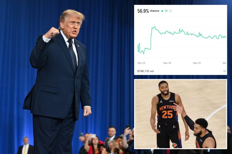 will-donald-trump-actually-attend-a-knicks-nba-finals-game?-odds-aren’t-so-sure