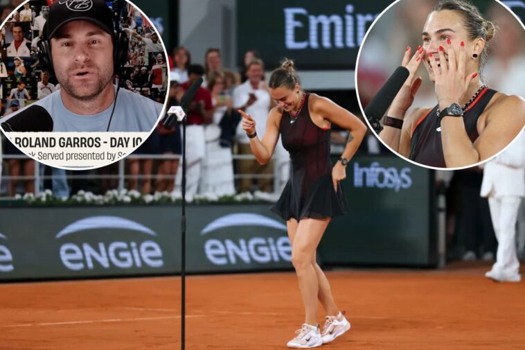 andy-roddick-weirded-out-by-aryna-sabalenka’s-post-match-dance-scene-at-french-open