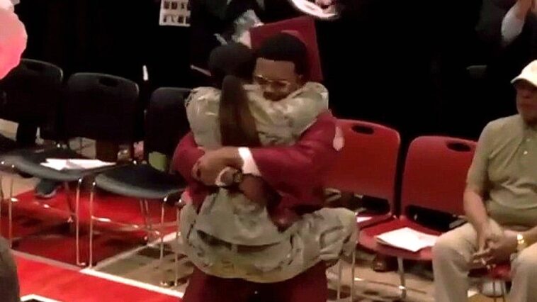military-sister-surprises-graduating-brother-by-delivering-his-diploma-after-overseas-deployment
