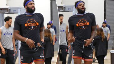 first-look-at-mitchell-robinson’s-broken-left-pinky-as-knicks-drama-swirls-on-eve-of-nba-finals