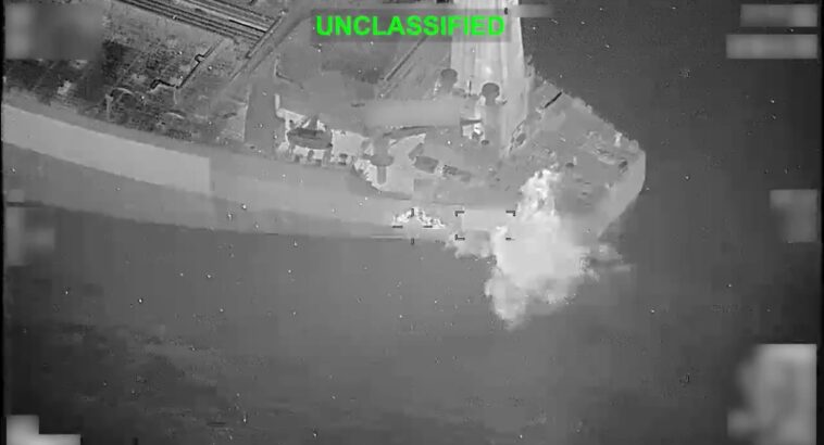 us-central-command-disables-oil-tanker-with-hellfire-missile-(video)