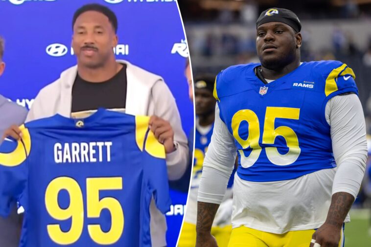 myles-garrett-reveals-what-it-took-to-get-no.-95-from-rams-teammate:-‘more-than-a-couple’-bucks