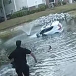 watch:-south-carolina-police-officers-rescue-unconscious-driver-from-vehicle-sinking-in-pond