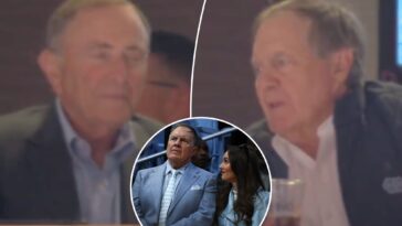 bill-belichick-takes-in-stanley-cup-game-1-with-nhl-commissioner-gary-bettman