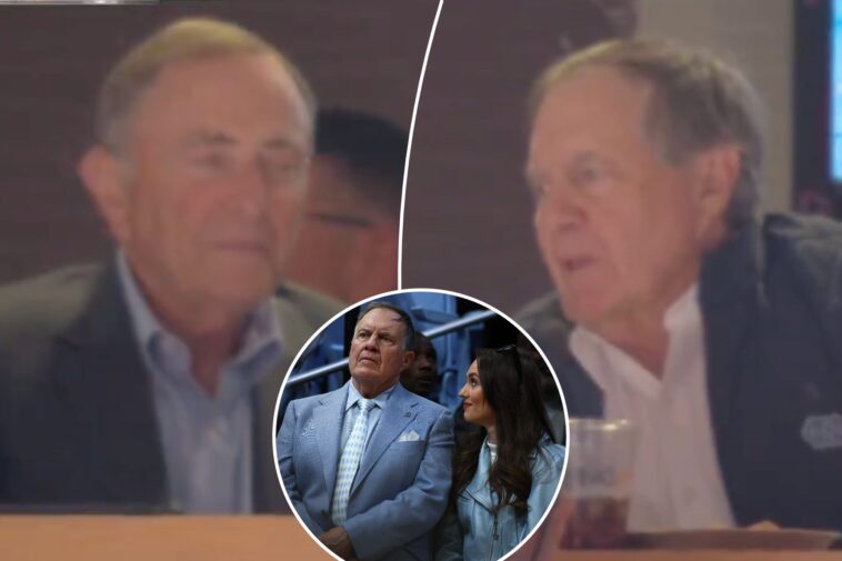 bill-belichick-takes-in-stanley-cup-game-1-with-nhl-commissioner-gary-bettman