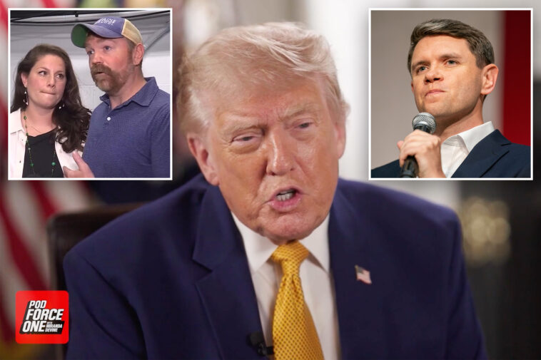 trump-tells-‘pod-force-one’-graham platner-is-a-‘major-sleaze-bag,’-but-james-talarico-is-worse