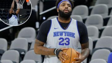 mitchell-robinson-set-to-play-in-game-1-of-nba-finals-for-knicks-after-breaking-hand