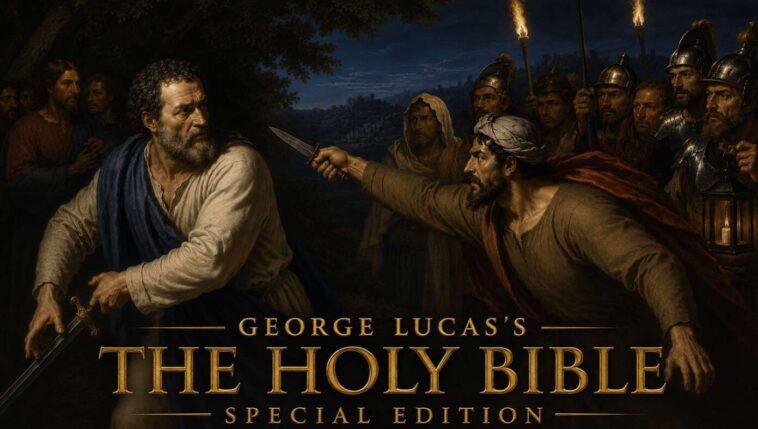 george-lucas-releases-edit-of-the-bible-where-malchus-attacks-peter-first