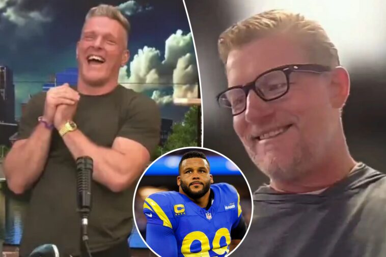 rams-gm-les-snead-implores-pat-mcafee-to-‘continue-texting-aaron-donald’-after-comeback-tease