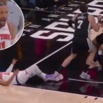 jalen-brunson-explodes-at-ref-scott-foster-after-spurs-player-steps-on-ankle