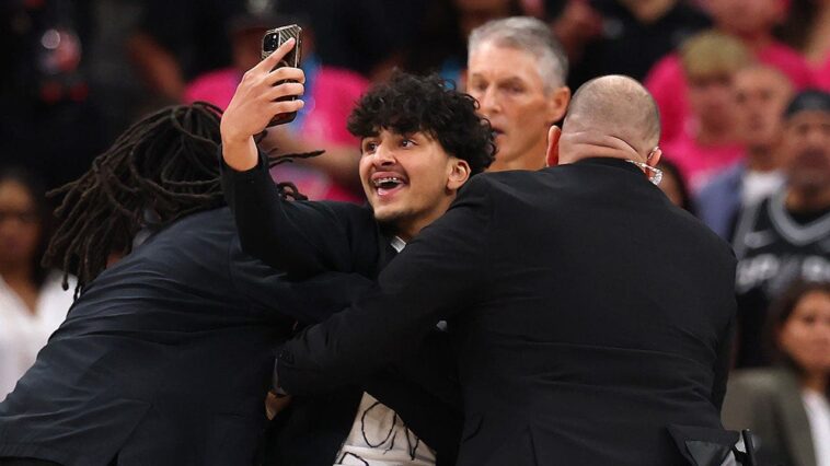 fan-disrupts-nba-finals-game-1-while-trying-to-take-selfie-with-spurs’-victor-wembanyama
