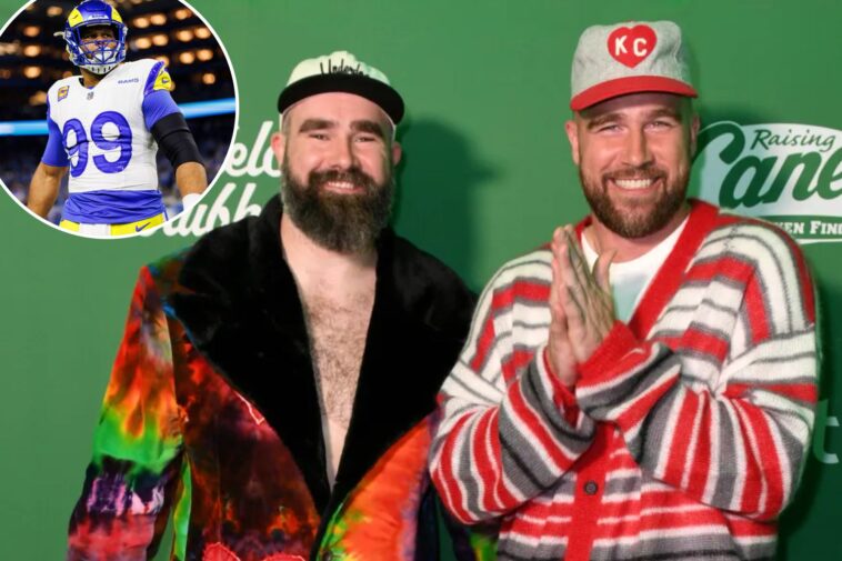travis-and-jason-kelce-have-hilarious-take-on-aaron-donald-rumors:-‘starting-a-gofundme’