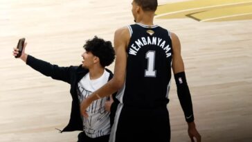 court-storming-fan-arrested,-‘second-individual’-banned-for-life-after-nba-finals-selfie