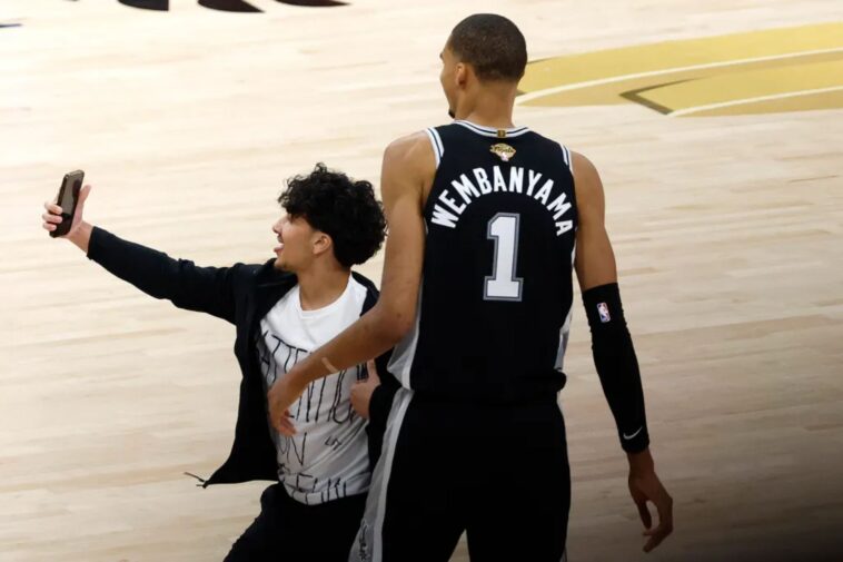 court-storming-fan-arrested,-‘second-individual’-banned-for-life-after-nba-finals-selfie