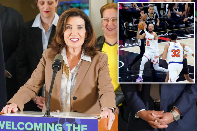 hochul’s-explains-why-she’s-fired-up-for-the-knicks’-nba-finals-run:-‘if-there’s-a-ball-involved,-i-love-it’