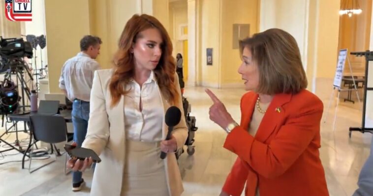 “shut-up!-–-get-away!”-–-pelosi-snaps-at-lindell-tv-reporter-over-january-6-questions-(video)