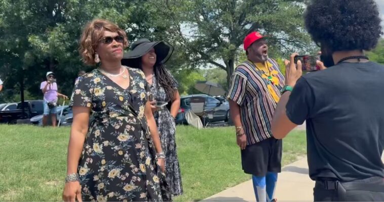 video:-karmelo-anthony-supporters-scream-racial-slurs-at-white-demonstrator-outside-courthouse