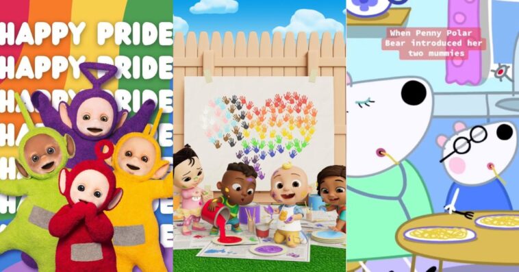 pride-month-propaganda-pushed-hard-in-children’s-programming:-disney-world,-cocomelon,-peppa-pig,-sesame-street,-and-teletubbies-target-toddlers-with-lgbt-agenda