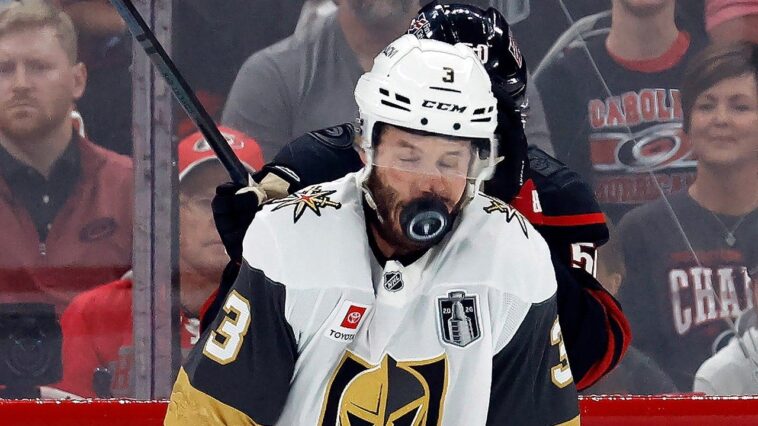 golden-knights-defenseman-hospitalized-after-taking-87-mph-shot-to-face-in-horrifying-scene