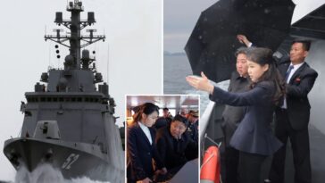 north-korean-leader-kim-jong-un-showcases-new-warship-with-daughter-ahead-of-visit-by-china’s-xi