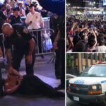 flagrant-foul!-female-ny-knicks-fan-punches-cop-at-watch-party-—-and-bites-another