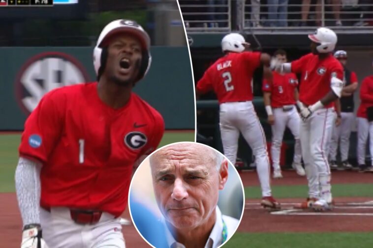 georgia-baseball-player-ejected-for-noxious-celebration-is-type-of-‘fun’-rob-manfred’s-mlb-panders-to