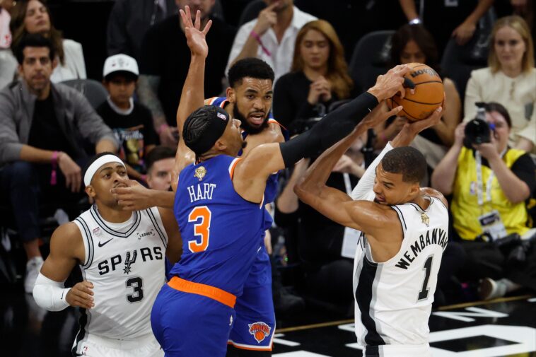 how-knicks-are-bringing-victor-wembanyama,-spurs-into-‘difficult-areas’-early-in-nba-finals