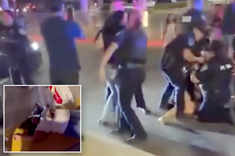 wild-scuffle-involving-cops,-graduates,-parents-breaks-out-after-california-hs-graduation-ceremony-as-4-arrested