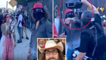 far-left-anti-ice-activists-pour-‘gasoline’-on-trump-superfan-outside-la-detention-center