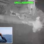 us-f/a-18-fighter-jet-disables-tanker-that-tried-to-break-through-navy-blockade-at-strait-of-hormuz