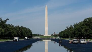 ‘thank-you,-president-trump’:-reflecting-pool-in-dc.-wows-after-trump-renovations