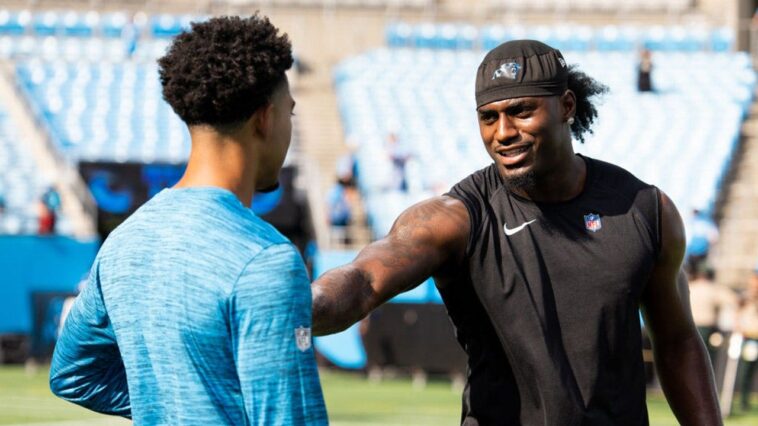 panthers’-bryce-young,-xavier-legette-spend-offseason-weekend-riding-horses-and-ripping-atvs