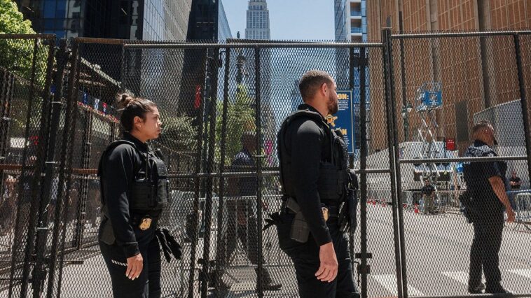secret-service,-tsa-and-nypd-transform-madison-square-garden-into-fortress-for-trump’s-nba-finals-visit