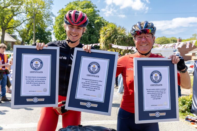 father-and-son-break-three-world-records-with-‘incredible’-18,000-mile-cycling-journey