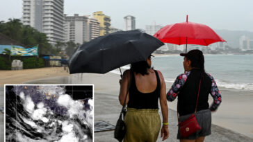 tropical-depression-boris,-tropical-storm-cristina-bringing-flooding-rain-to-mexico,-central-america