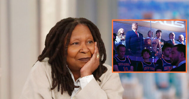 watch:-whoopi-goldberg-defends-trump-attending-knicks-game-at-madison-square-garden