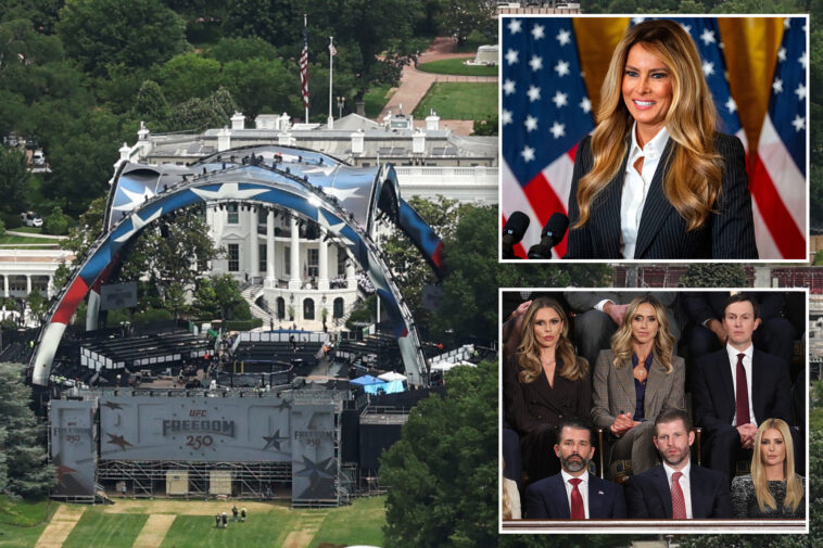 trump’s-white-house-ufc-fight-guests-include-melania,-ivanka-—-and-karoline-leavitt-in-first-post-baby-appearance