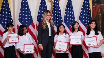 melania-trump-praises-winners-of-childhood-ai-competition-:-‘you-are-our-future’