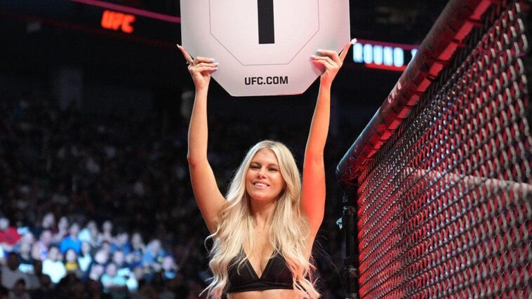 ufc-octagon-girls-get-covered-in-red,-white-and-blue-ahead-of-freedom-250-at-the-white-house