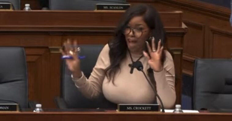 (video)-rep.-jasmine-crockett-goes-on-racist-screaming-rant-against-white-men,-attacks-charlie-kirk-and-claims-alveda-king-can’t-represent-mlk