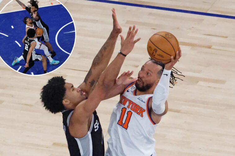 spurs’-physical-jalen-brunson-approach-wrecking-everything-—-and-knicks-have-no-choice-but-to-fight-back